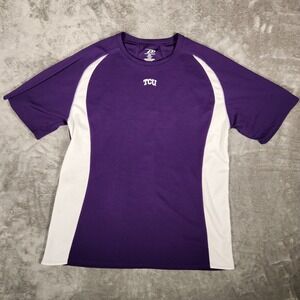 Pro Player TCU Horned Frogs Performance Shirt Mens XL Purple Excellent